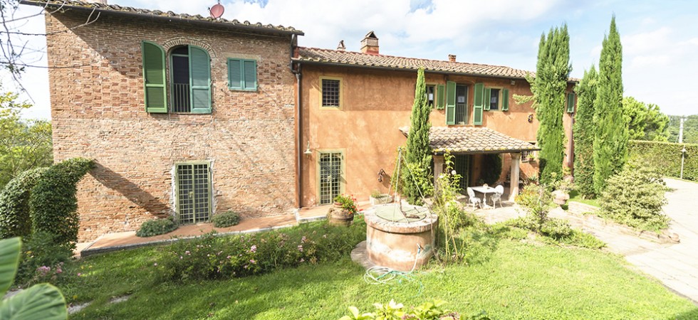 Charming farmhouse in panoramic location in the Pisa hills, Pontedera, Tuscany