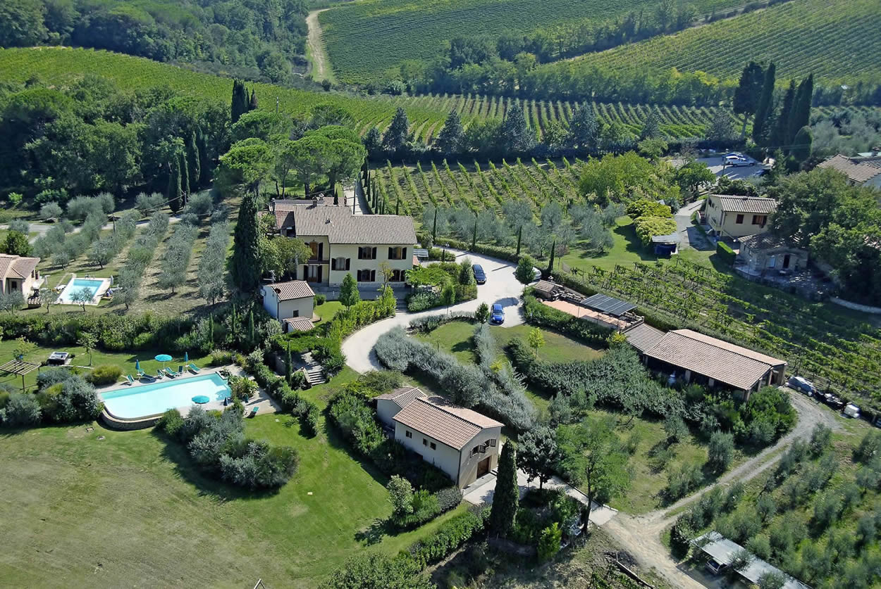 Extensive farm and agriturismo, swimming pool and wonderful views, San Gimignano, Tuscany