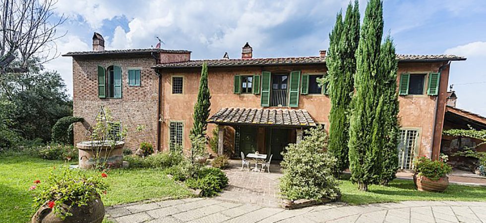 Historic country house with 6 BDR, panoramic views, set in the Pisane hills, Tuscany