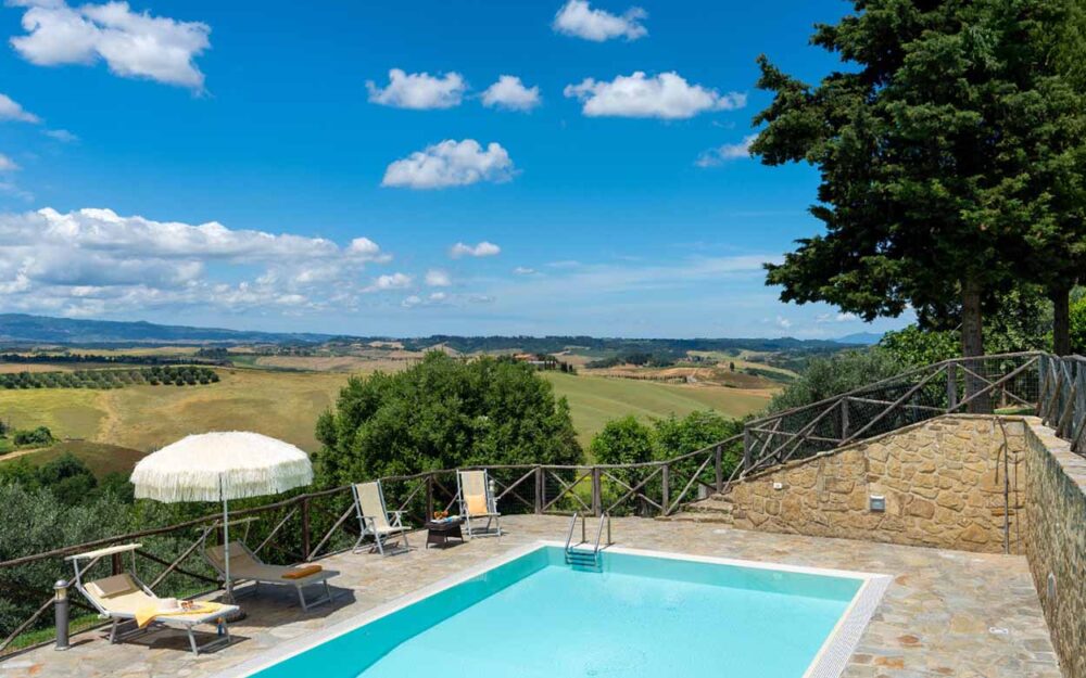 CHARMING 5 BDR TUSCAN ESTATE WITH TWO FARMHOUSES AND POOLS, VOLTERRA, PISA, TUSCANY