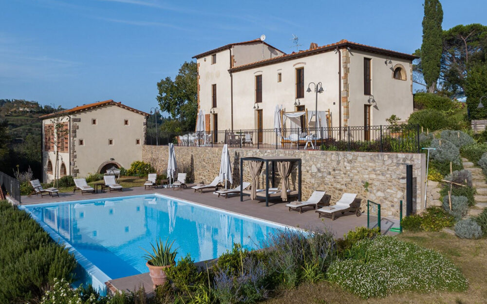 EXQUISITE 6 BDR VILLA WITH GUEST HOUSE & POOL, PALAIA, PISA, TUSCANY